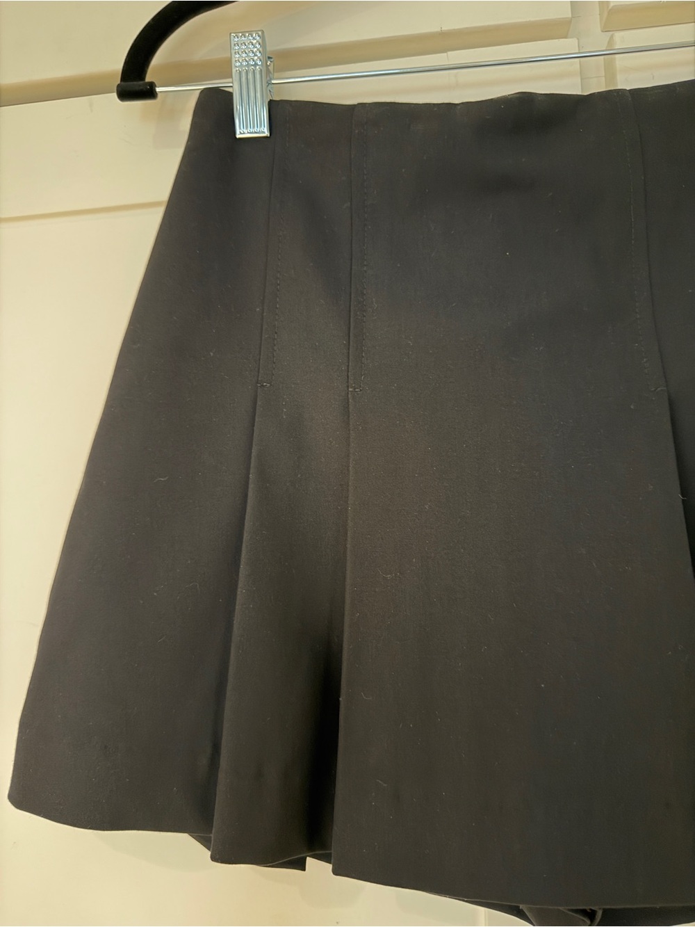 NWT Zara Black Pleated Skort XS - Picture 7 of 12